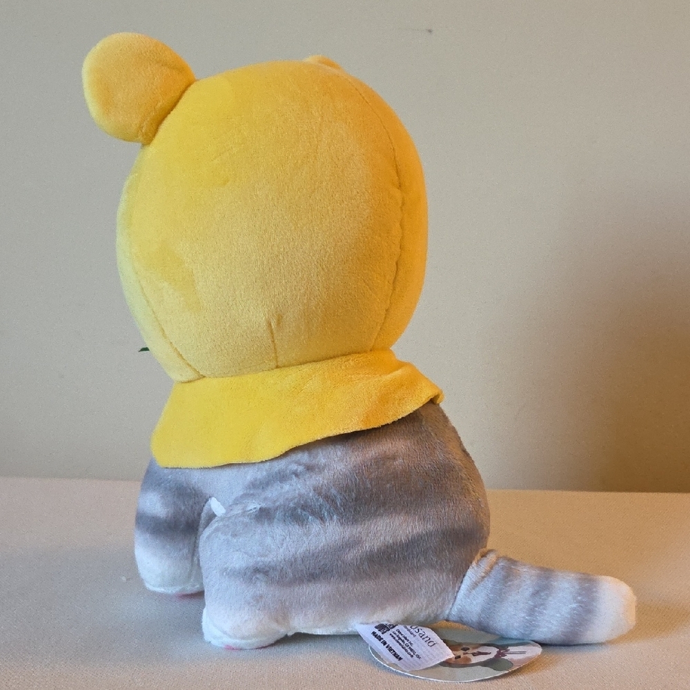 Mofusand Grey Cat With Yellow Frog Hoodie Round 1 Prize - Picture 3 of 11